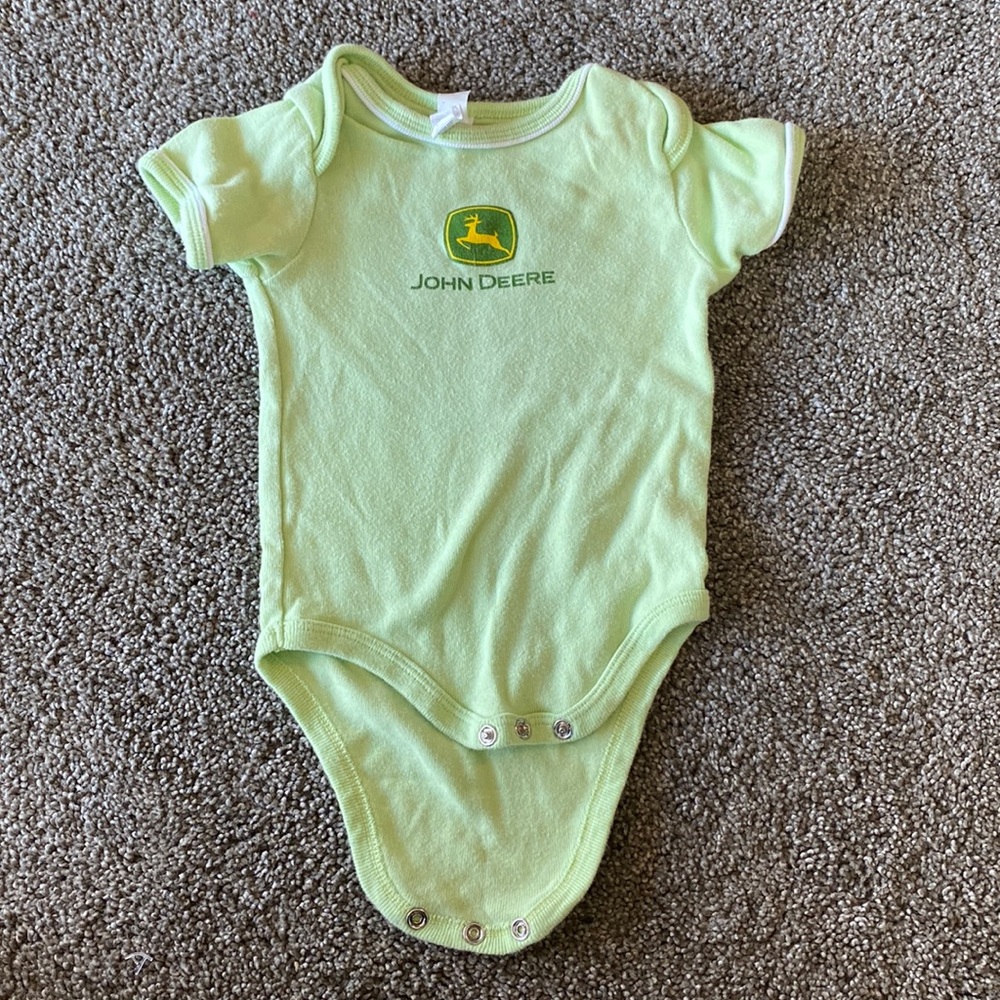 6month John Deere onesie